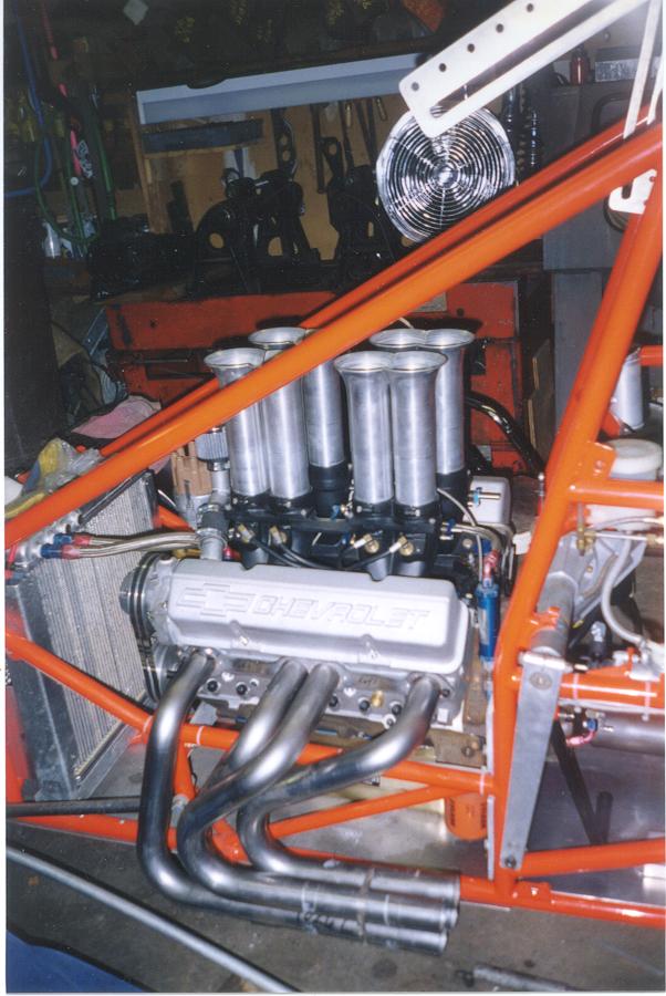 Ray's Engine In Art's Sprite Car